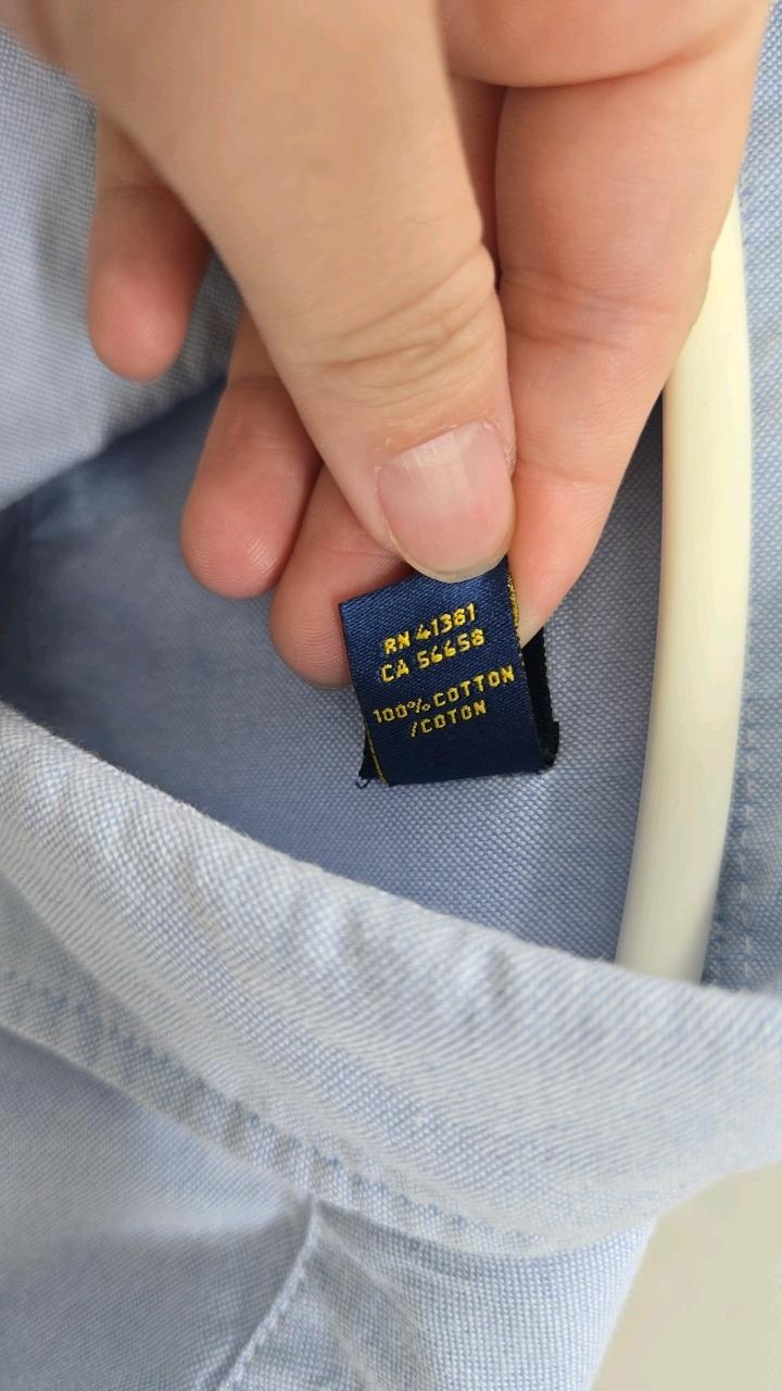 폴로 랄프로렌 클래식 옥스퍼드 셔츠 블루 3