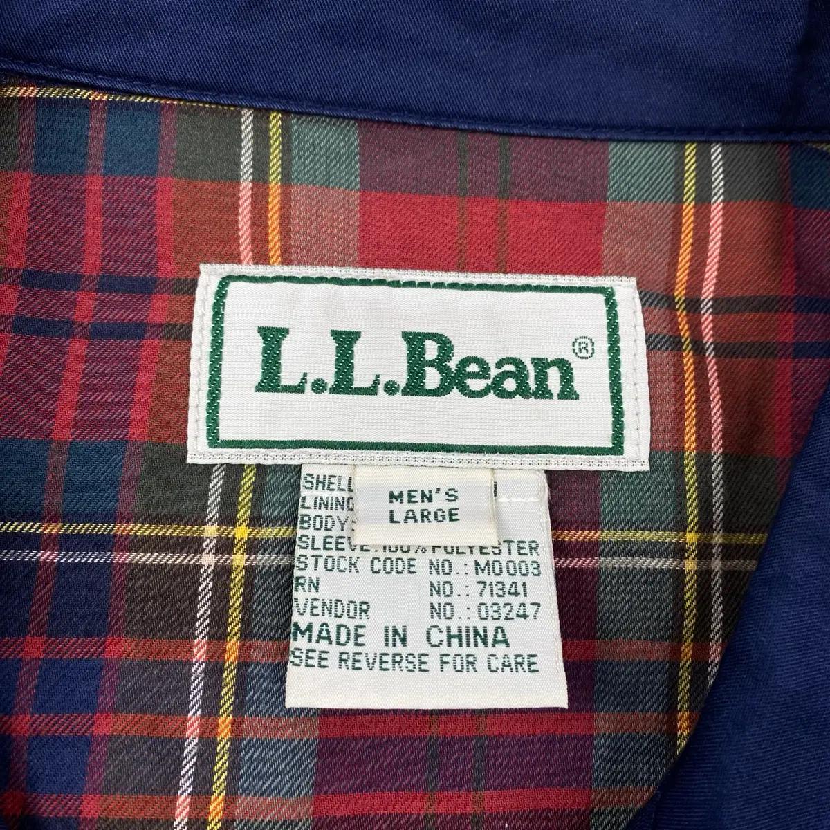 LL bean 엘엘빈 네이비 코튼 헤링턴 자켓 (100) 7