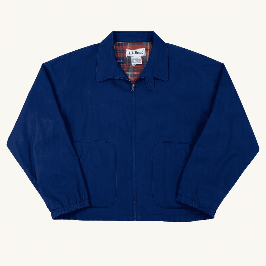 LL bean 엘엘빈 네이비 코튼 헤링턴 자켓 (100)