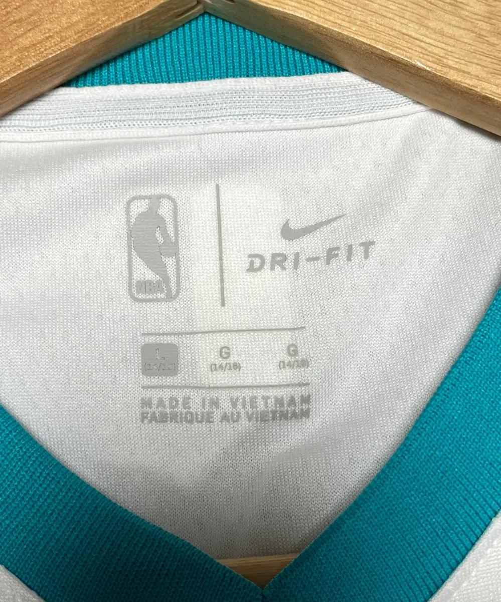 공용 조던 X NBA 샬럿 호네츠 스윙맨 슬리브리스 져지 L 7