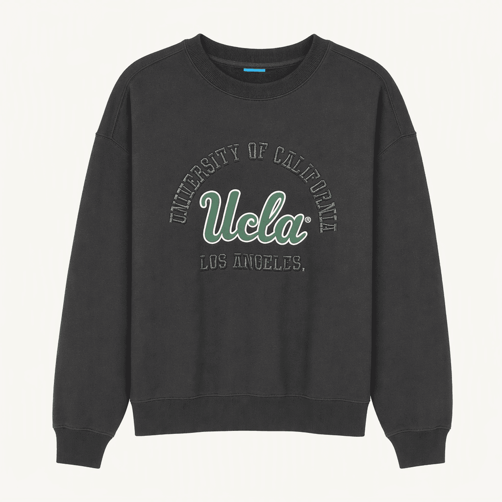 UCLA 그래픽 기모 맨투맨 블랙 XL