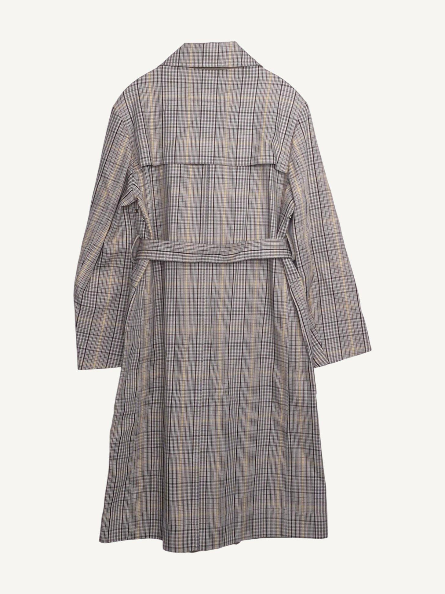 프론트로우 x 렉토 FRONTROW x RECTO 체크 트렌치 코트 XS [A1127] 3