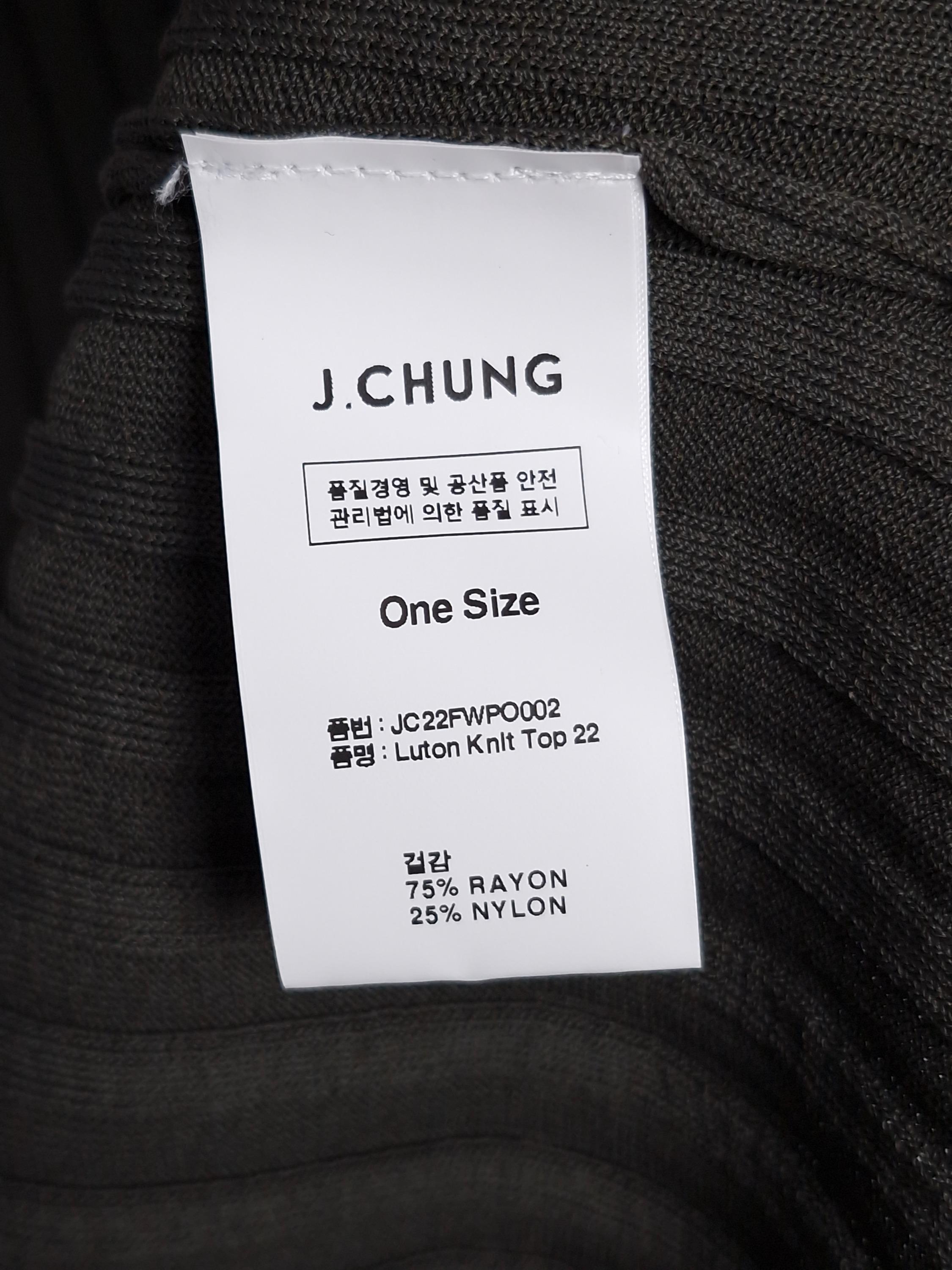 제이청 J.CHUNG 다크그린 니트 One Size [A1128] 5