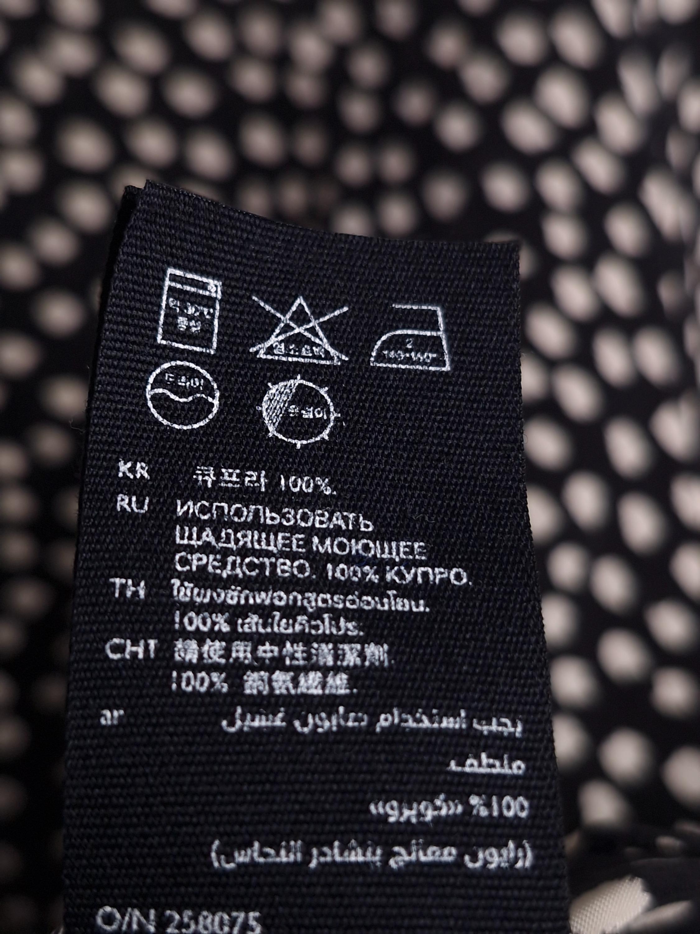 코스 COS 검정 도트 블라우스 34 [A1143] 4
