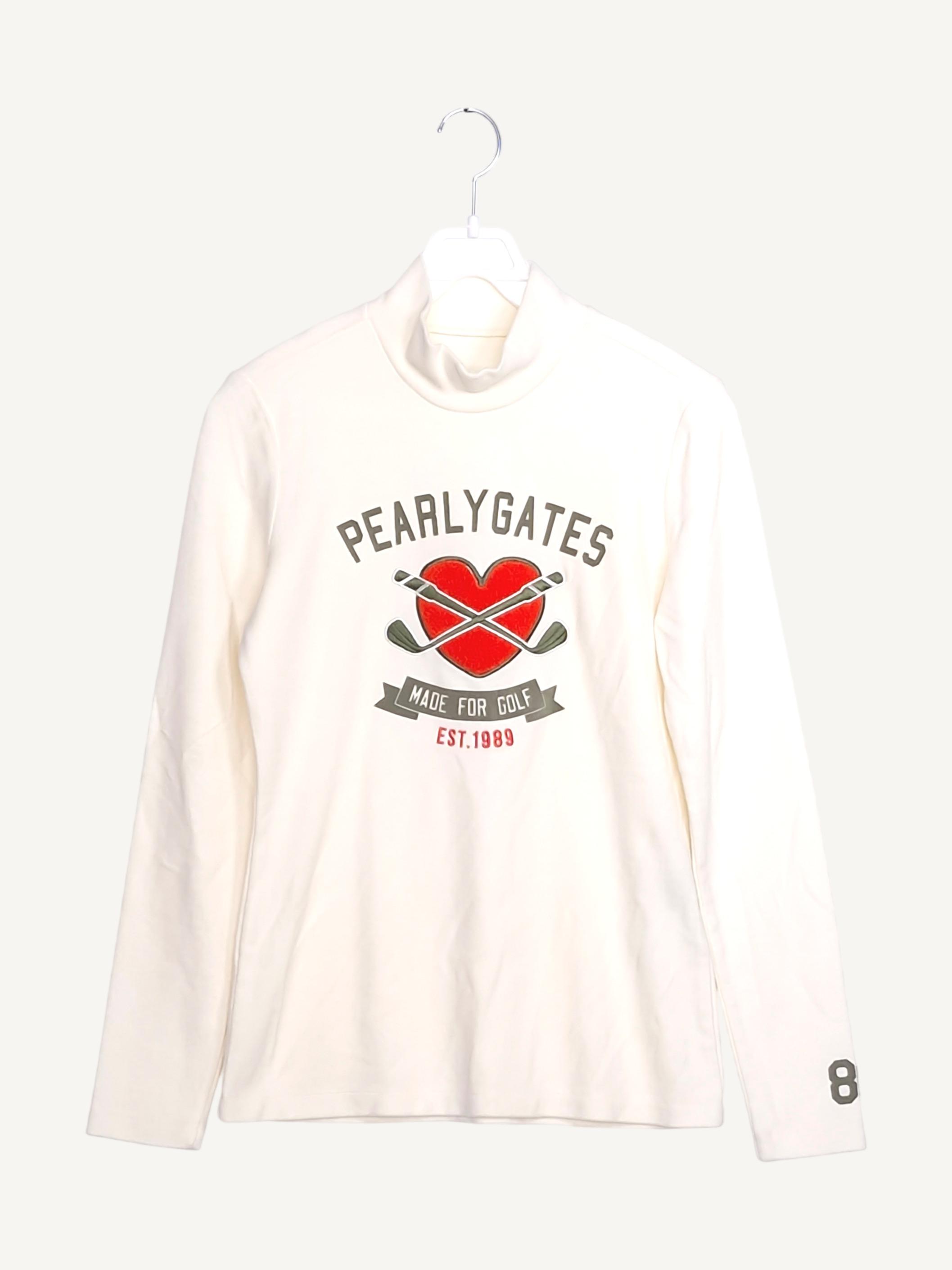 파리게이츠 PEARLY GATES 크림 긴팔티셔츠 90 [A1148] 2