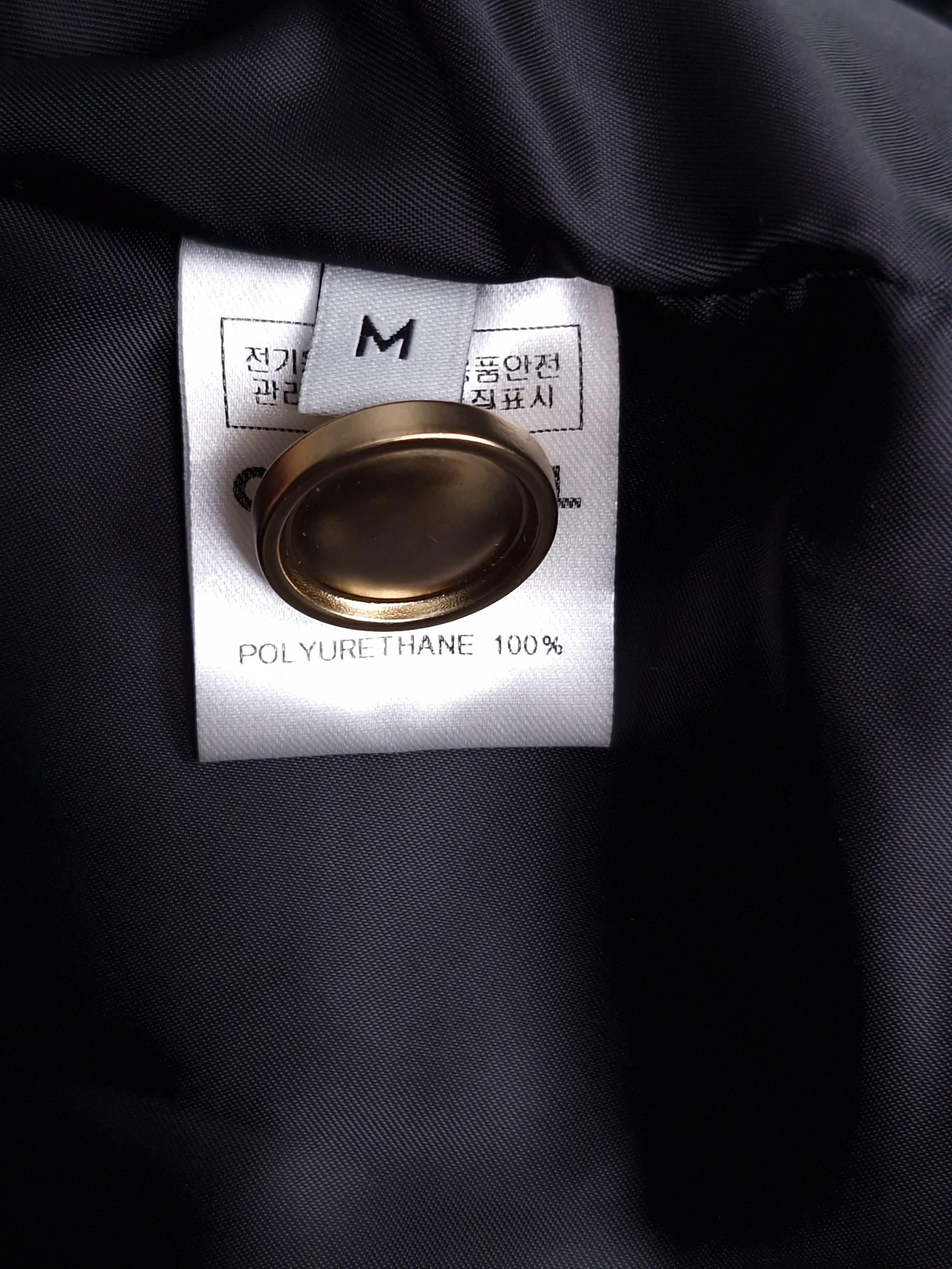 칙스라벨 CHIXLABEL 검정 글로시 자켓 M (새상품) [A1149] 5