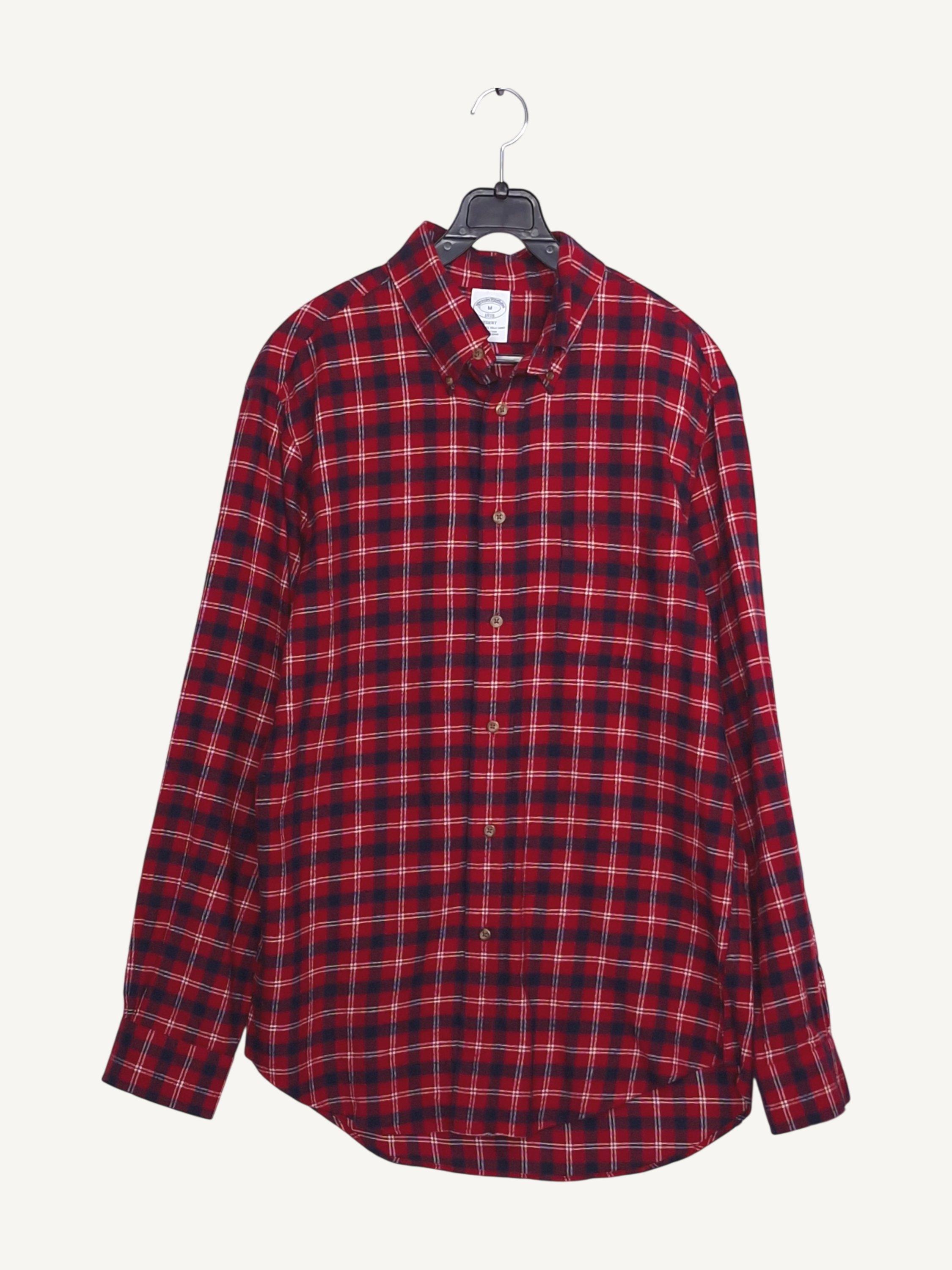 브룩스브라더스 BROOKSBROTHERS 빨강 체크 셔츠 M [A1152] 2