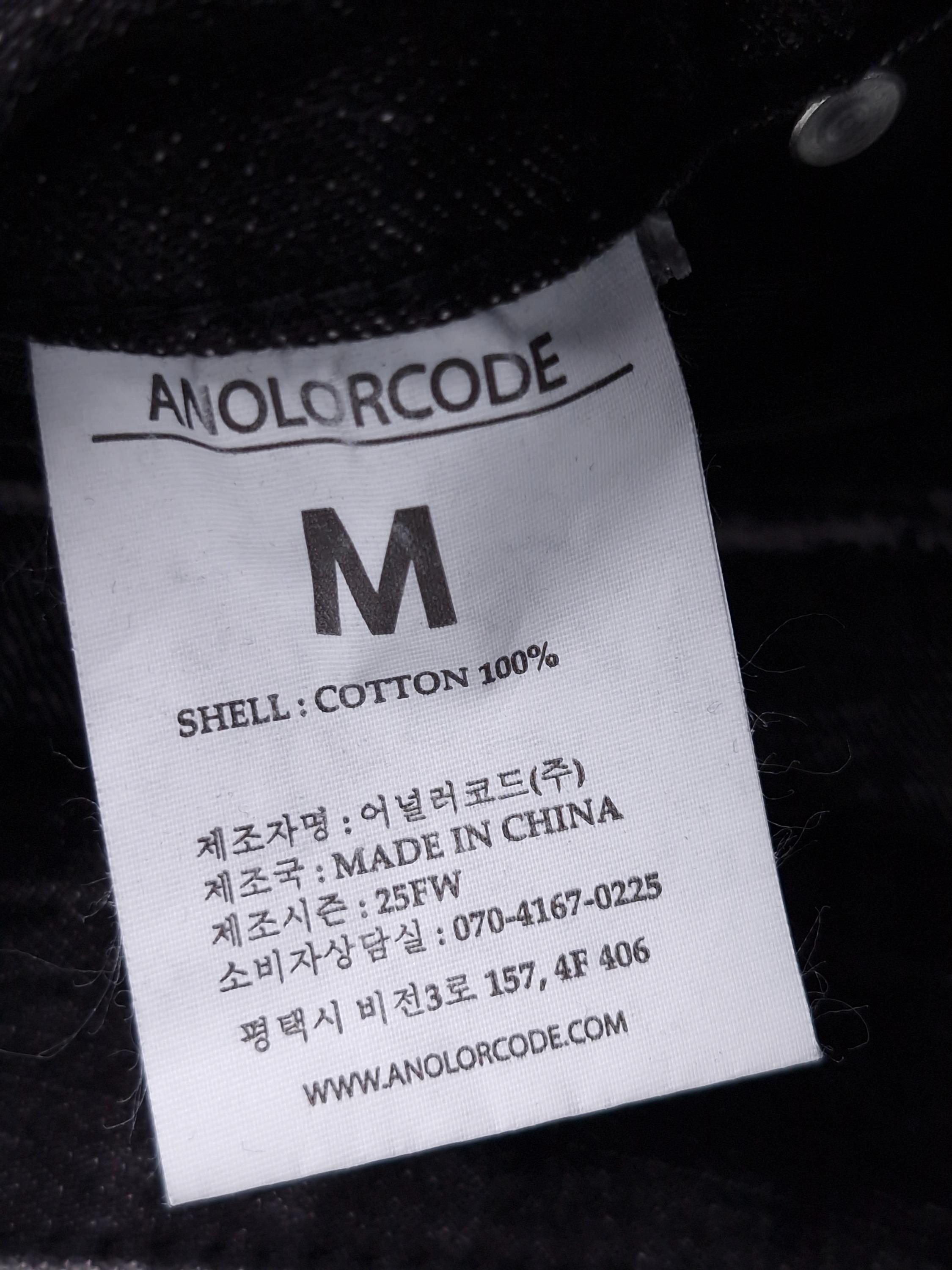 어널러코드 ANOLORCODE 흑청 데님/청바지 M [A1157] 5