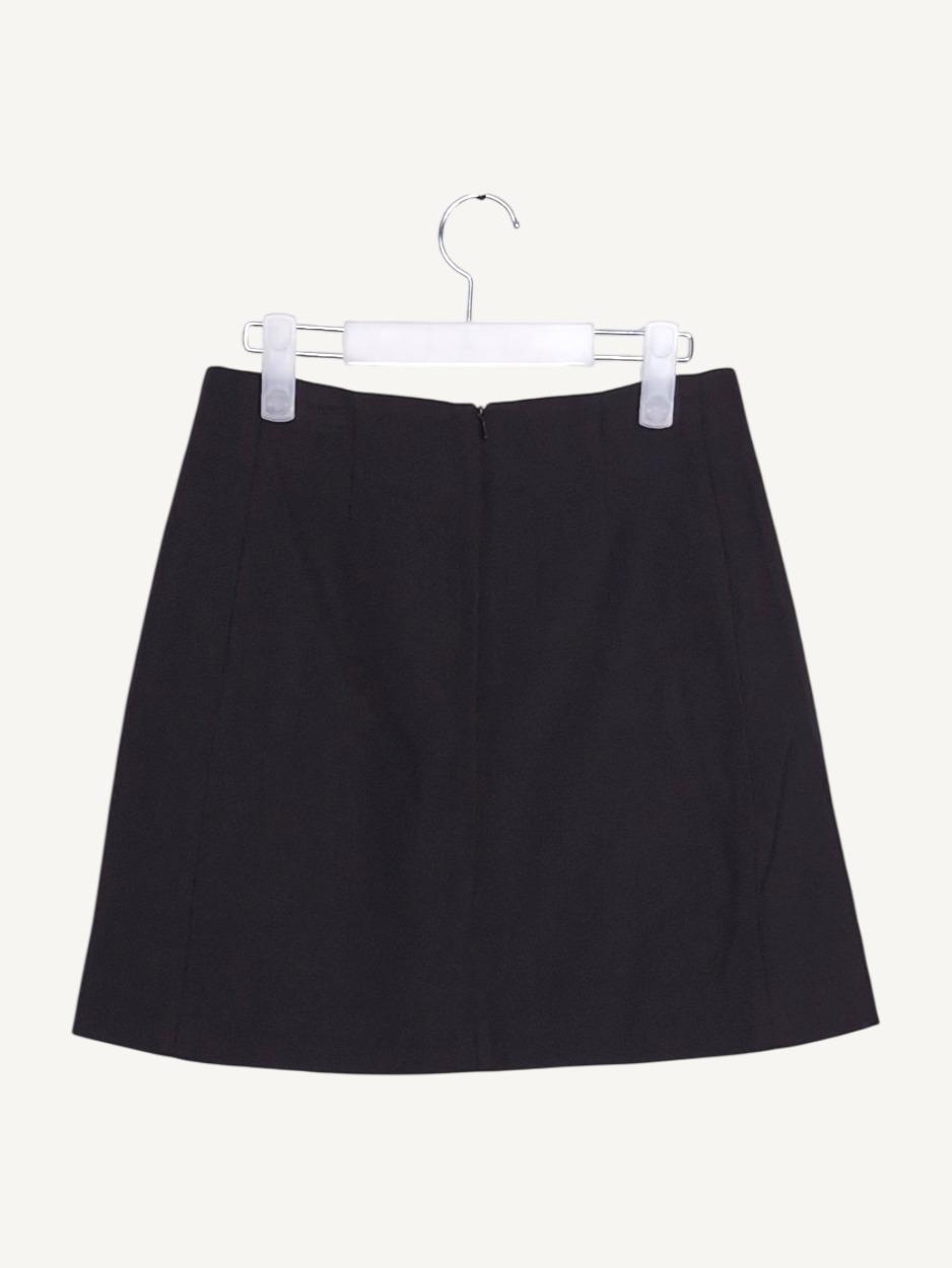 마시모두띠 Massimo Dutti 검정 미니 치마 XS (새상품) [A1159] 3