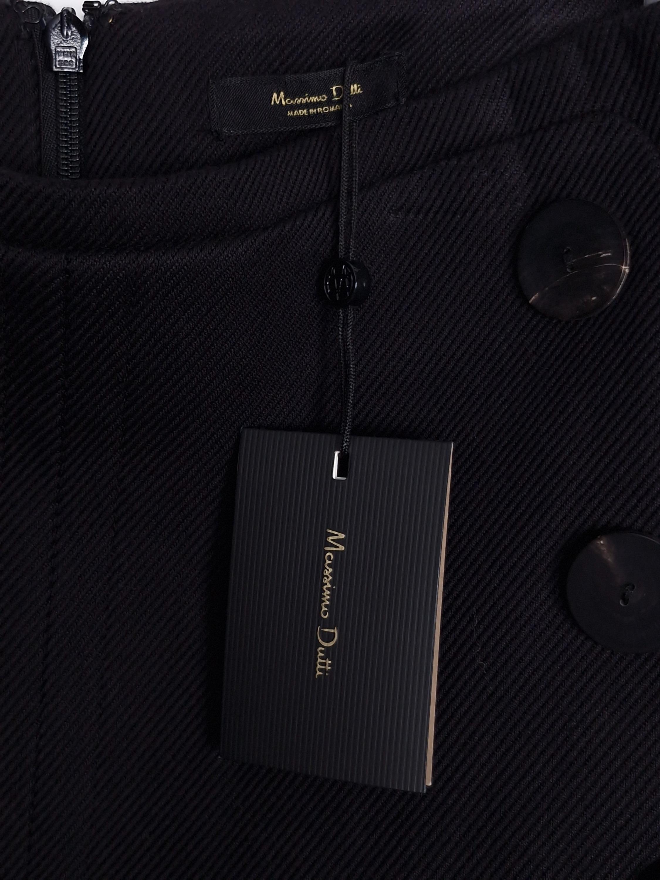 마시모두띠 Massimo Dutti 검정 미니 치마 XS (새상품) [A1159] 4