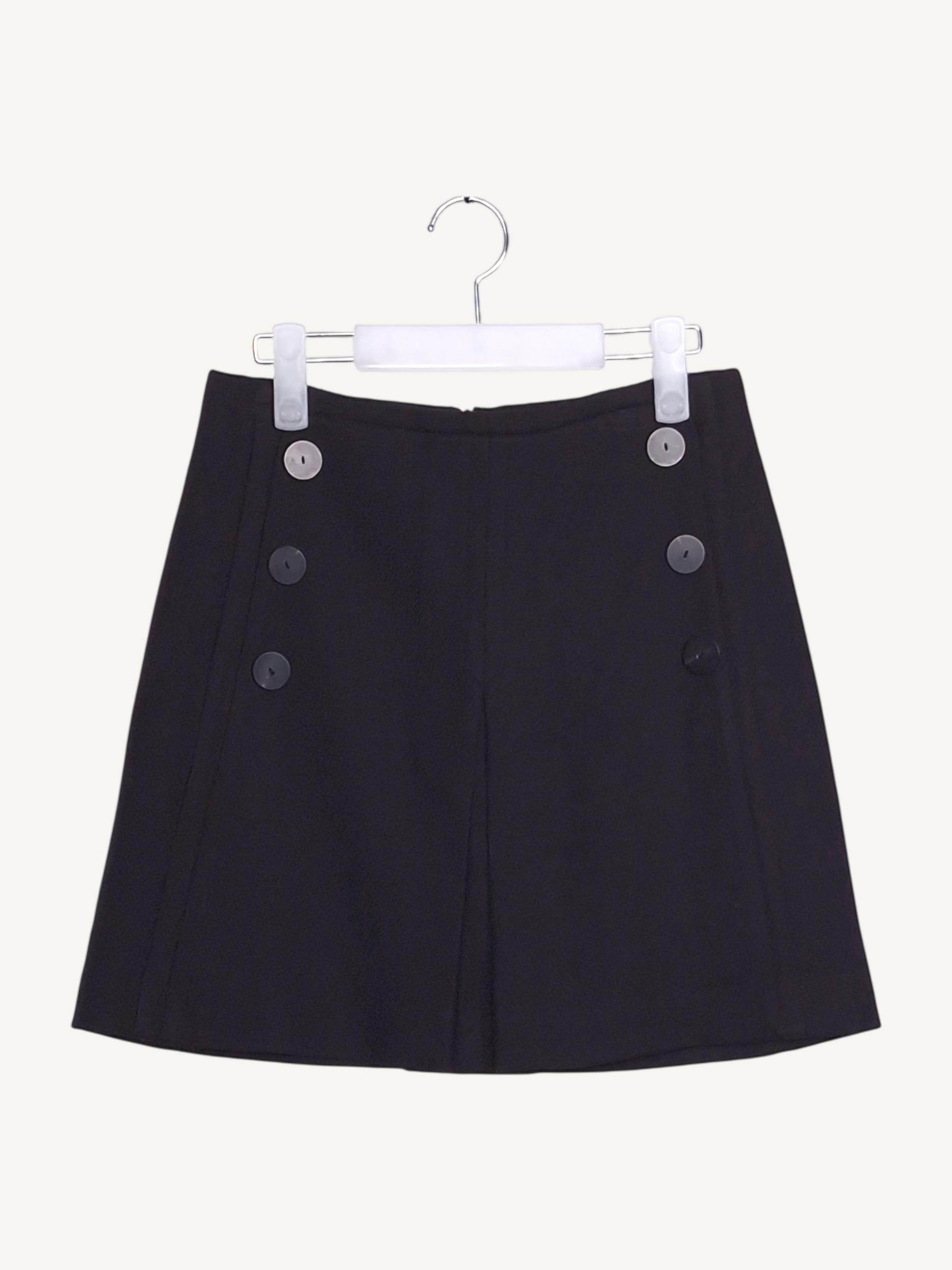 마시모두띠 Massimo Dutti 검정 미니 치마 XS (새상품) [A1159] 2