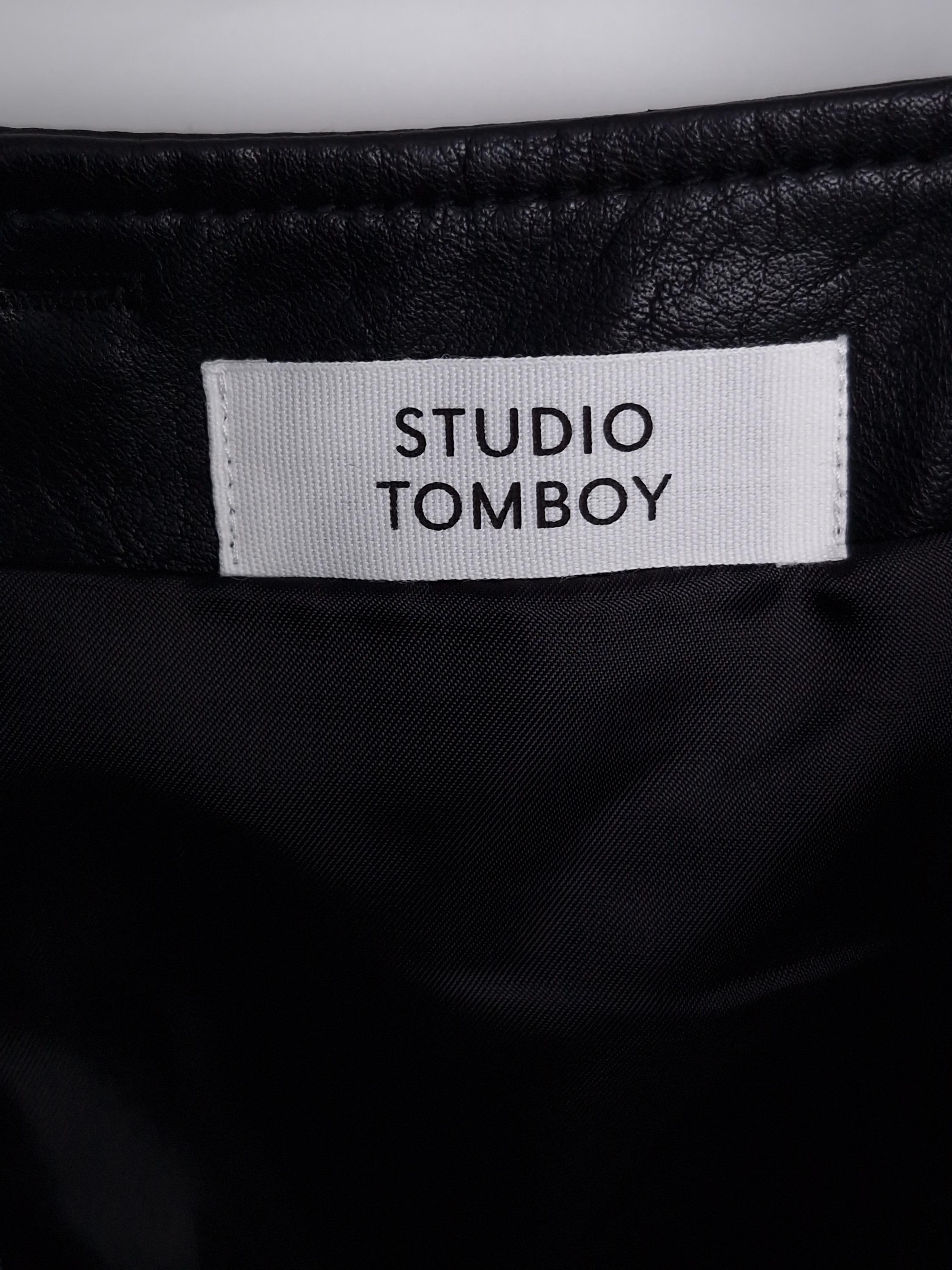 스튜디오톰보이 STUDIO TOMBOY 검정 미니 치마 ONE SIZE [A1161] 4