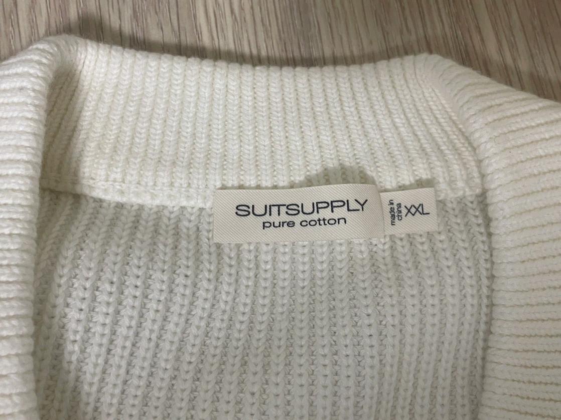 [새 상품] SUITSUPPLY 코튼 V넥 니트 XXL 3