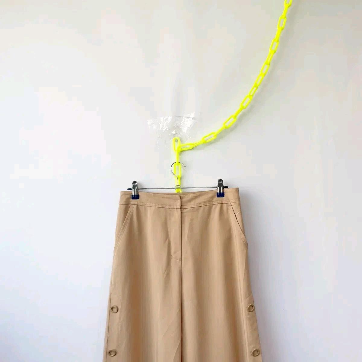 베네통 여성 린넨와이드 바지 26 3