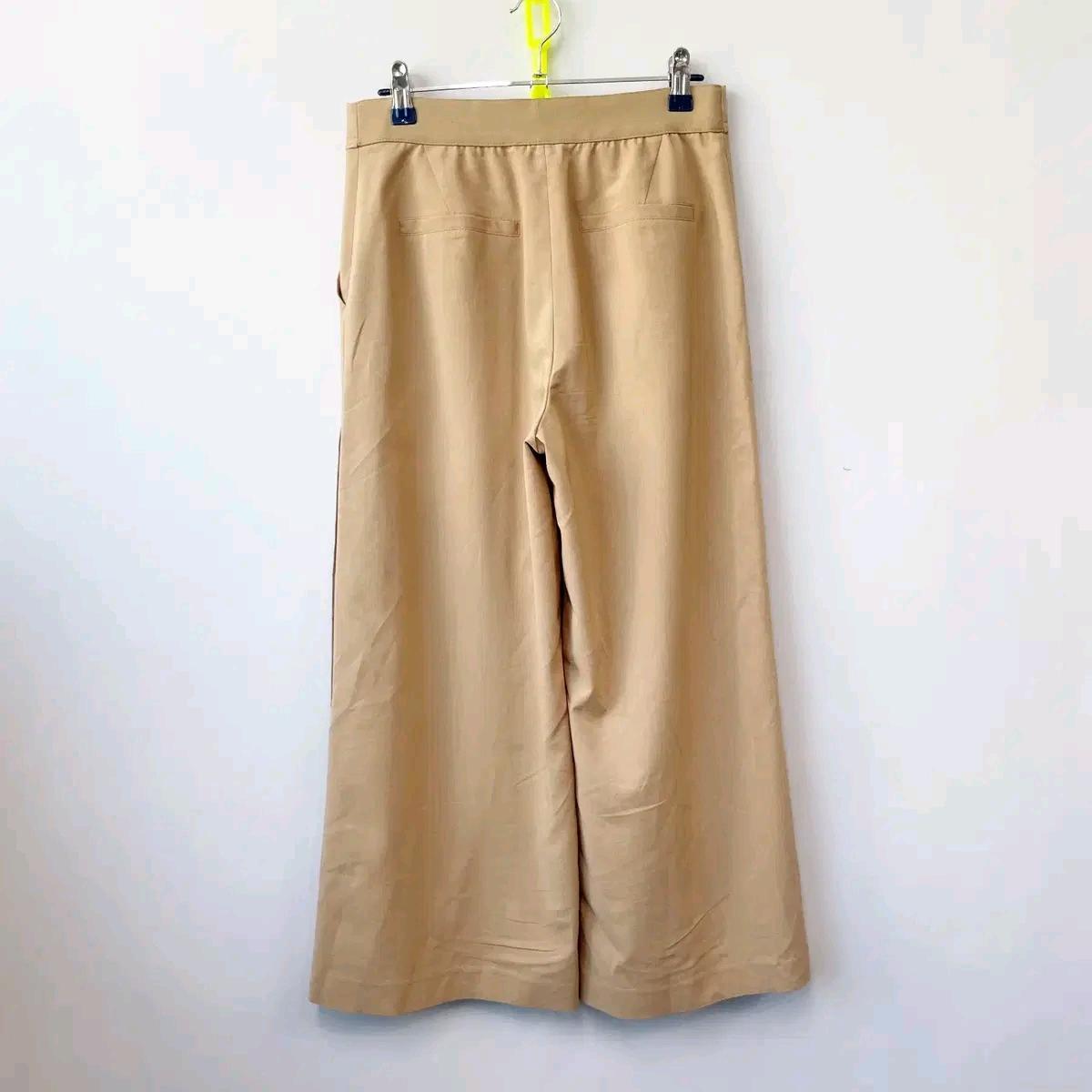베네통 여성 린넨와이드 바지 26 4