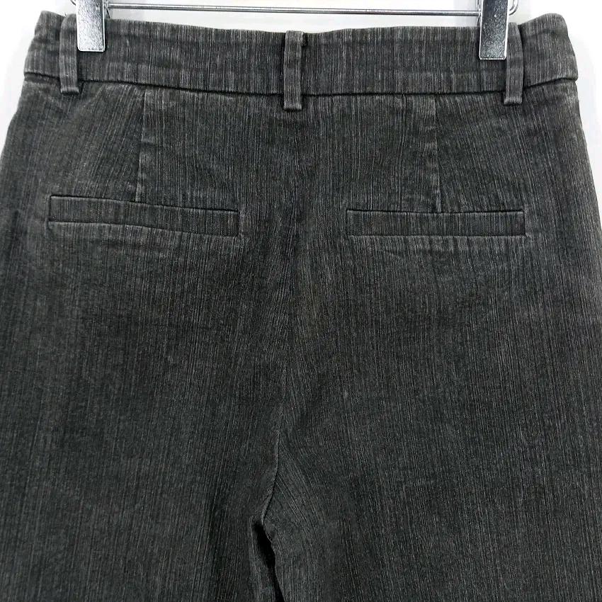 클럽모나코 여성 스판 9부데님팬츠 다크그레이S (HU47227) 4