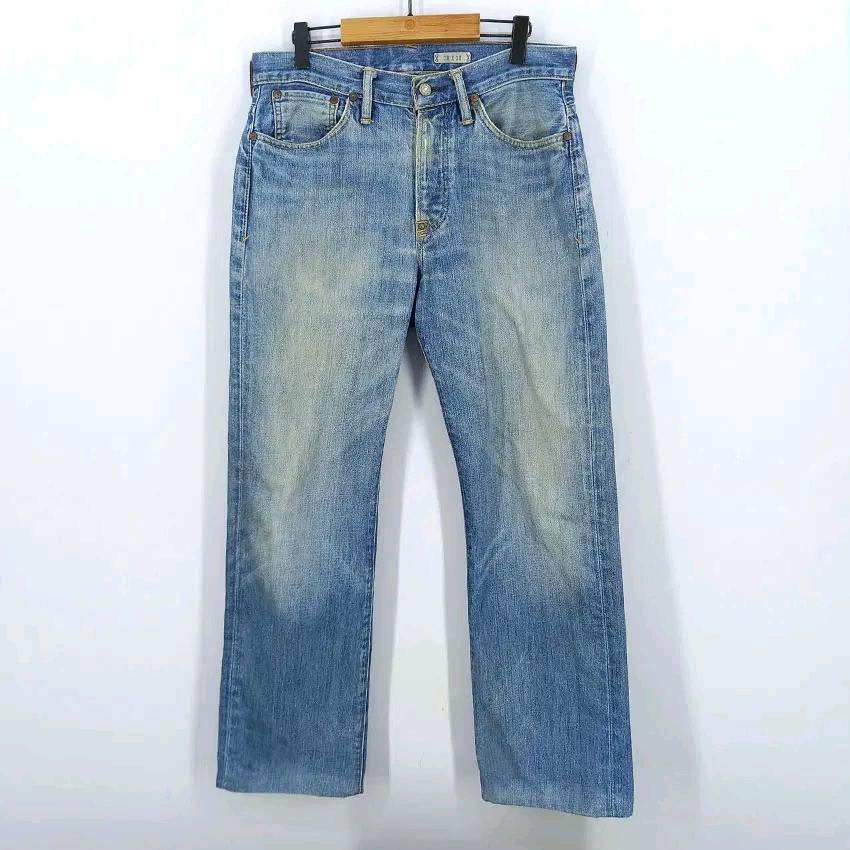 폴로랄프로렌 남성 워싱 버튼플라이 데님팬츠 중청 (HU47239) 2