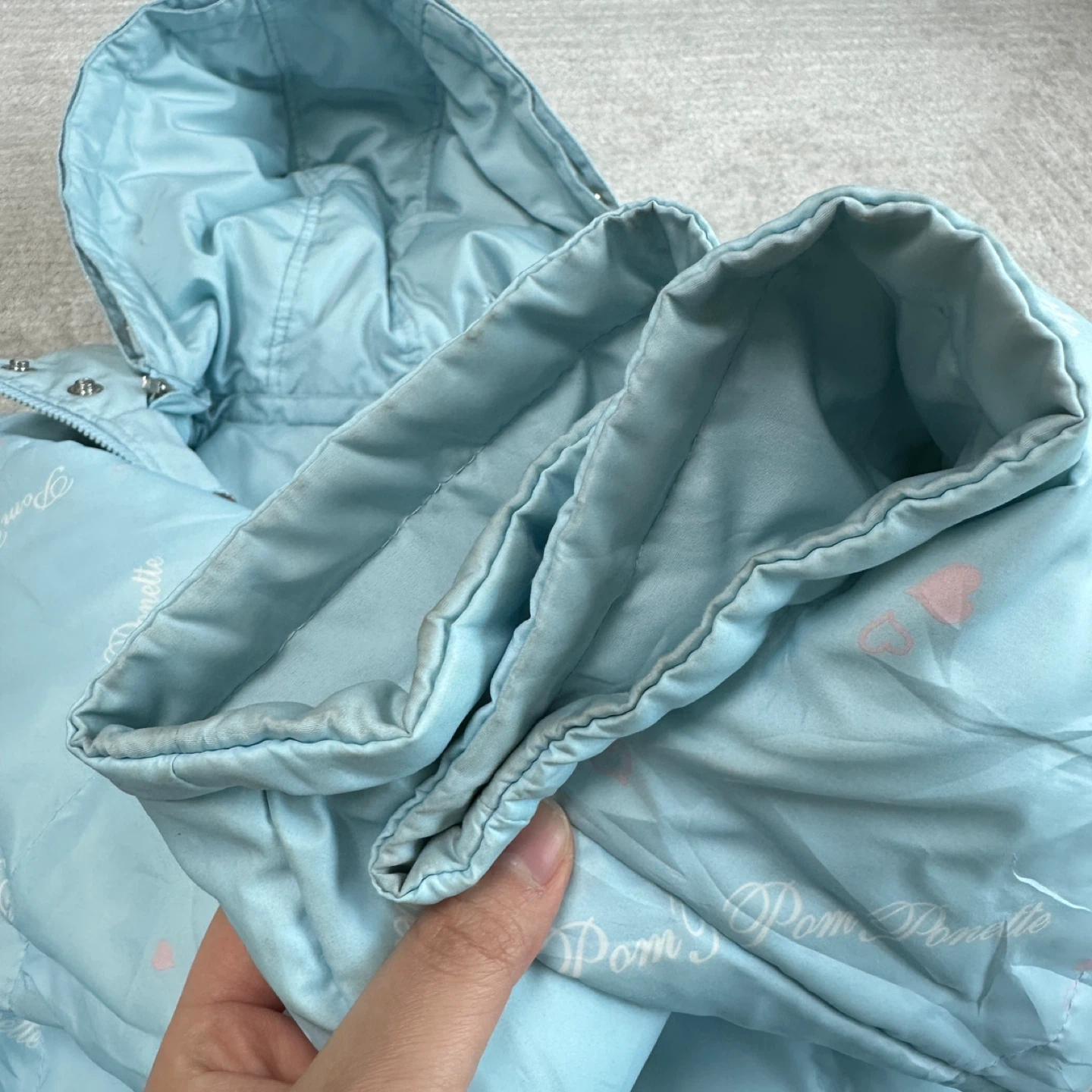 Pom Ponette 하늘색 패딩 (140) 4