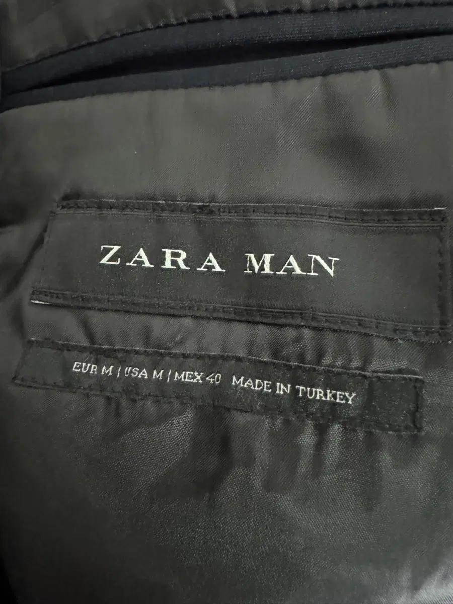 자라 맨 Zara Man 투톤 블루종 봄버 자켓 M 5