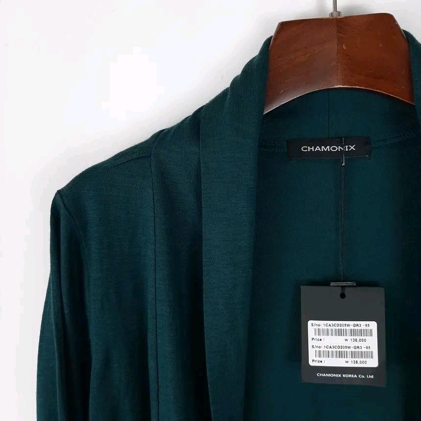CHAMONIX 오픈넥 롱가디건 95 5
