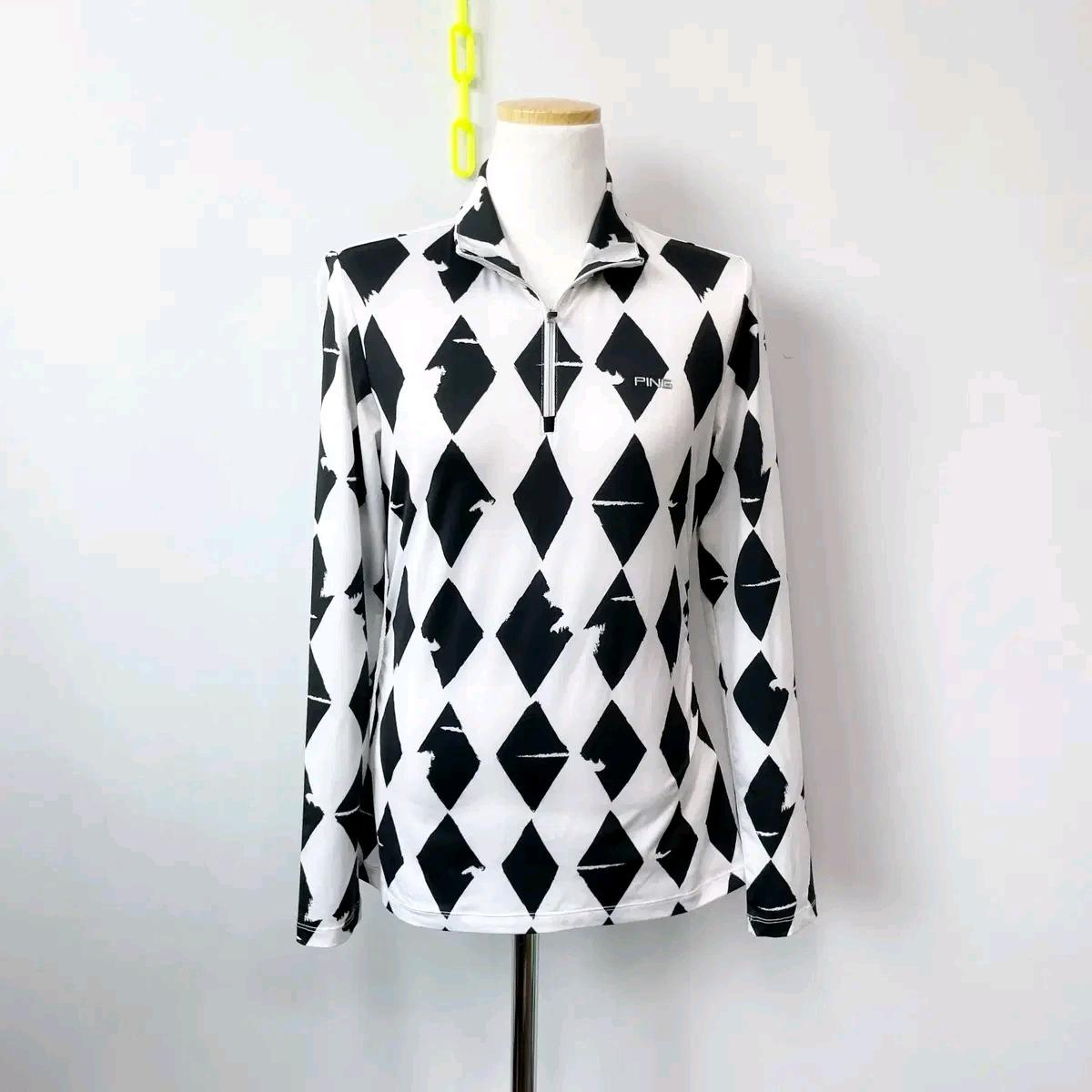 핑 여성골프 하프집업 긴팔티셔츠 90 2