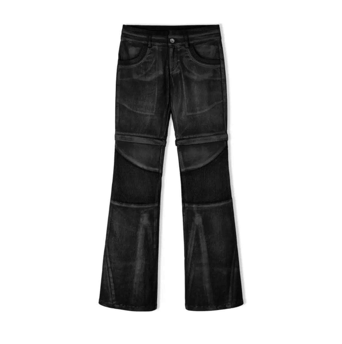 Waxed 2-Way Zip Pants 3 size 2