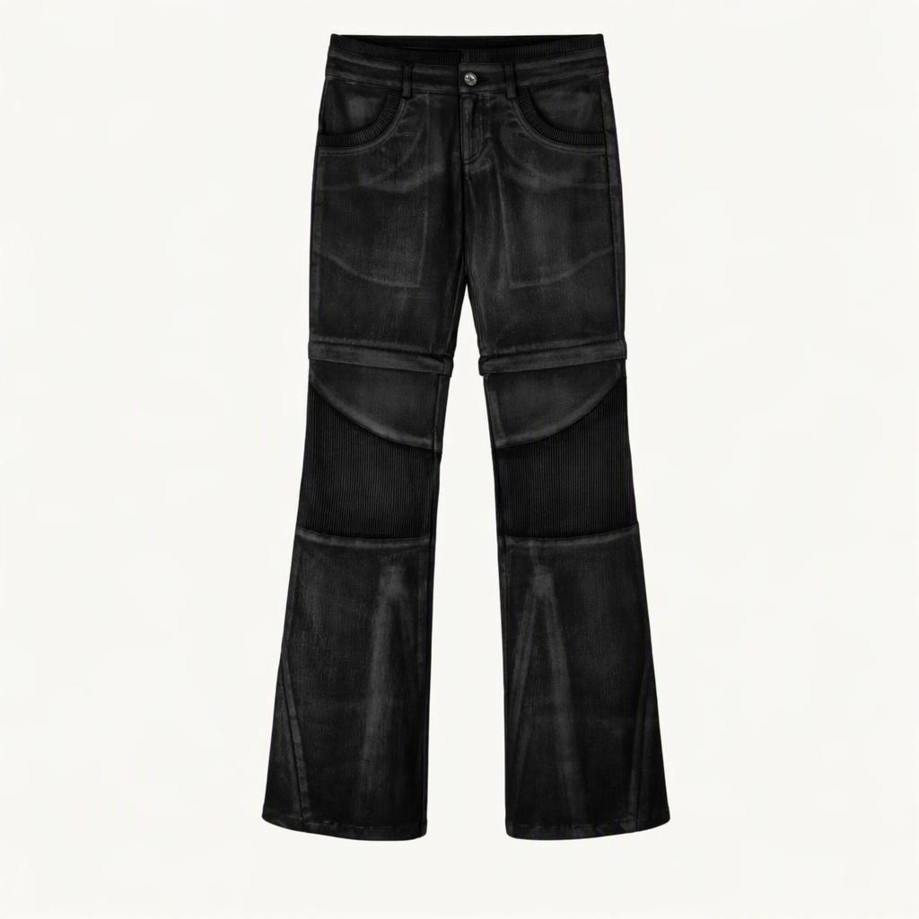 Waxed 2-Way Zip Pants 3 size