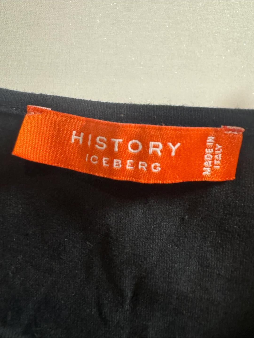 ICEBERG HISTORY 블랙 그래픽 반팔티 3