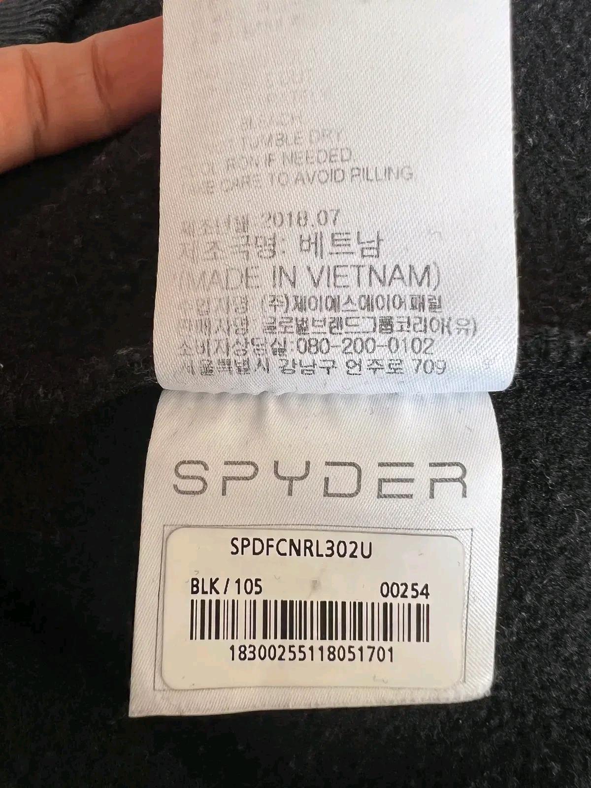 스파이더 남성 블랙 맨투맨티셔츠 라운드티셔츠 XL 9