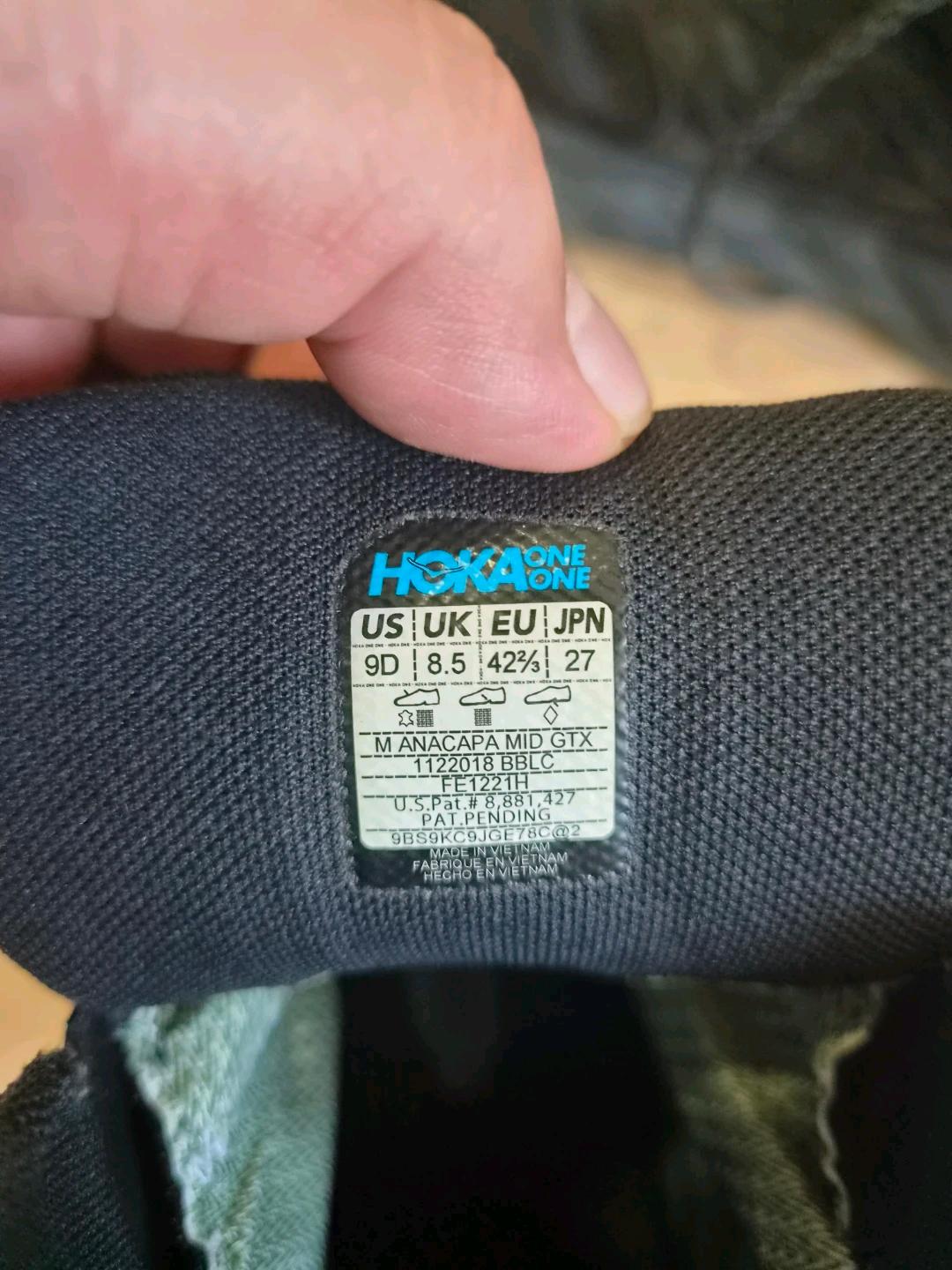 호카 아나카파 미드 GTX 등산화 270mm 블랙 6