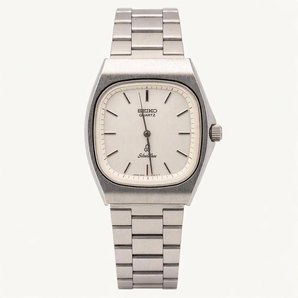 '세이코 실버웨이브 사각 쿼츠(Seiko SilverWave Quartz)'