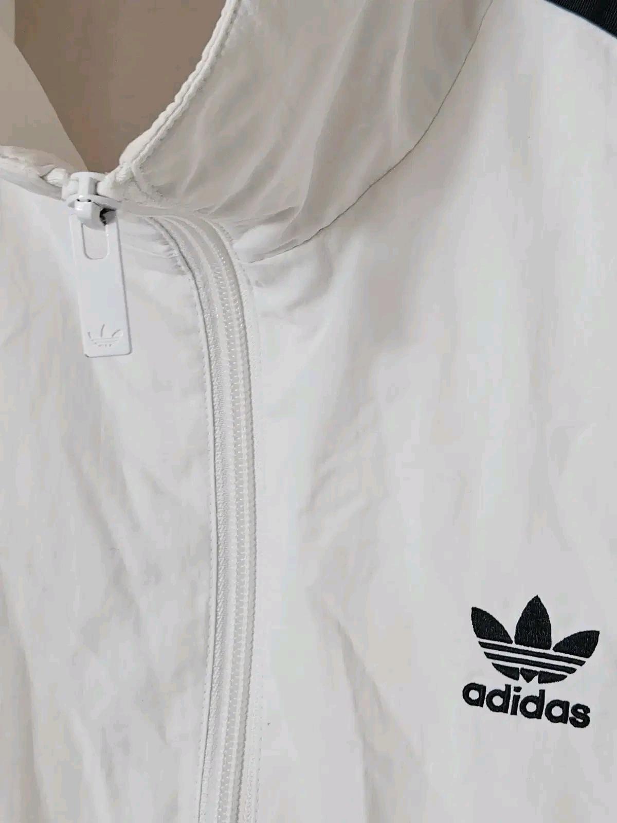 아디다스 오리지널 우븐 트랙탑 흰검져지 바람막이 자켓 파이어버드 여성 M 7