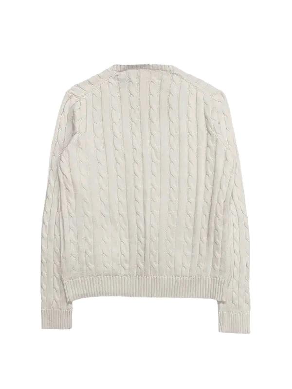 POLO BY RALPH LAUREN 우먼 케이블 브이넥 니트 S 7