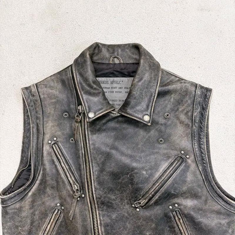 JAPANESE VINTAGE 소가죽 베스트 7