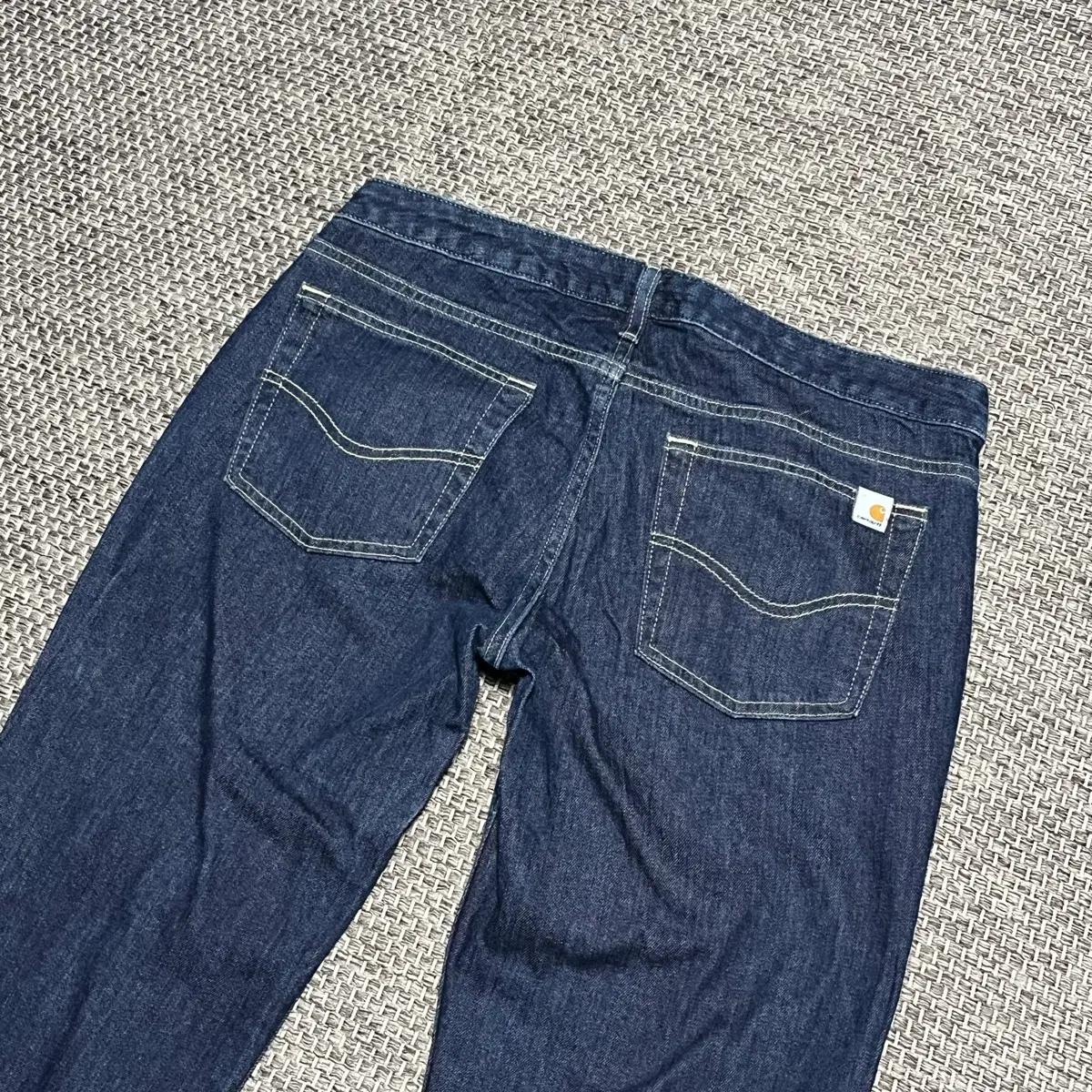 8(30) 칼하트 스트레이트핏 생지 진청 데님 팬츠 2