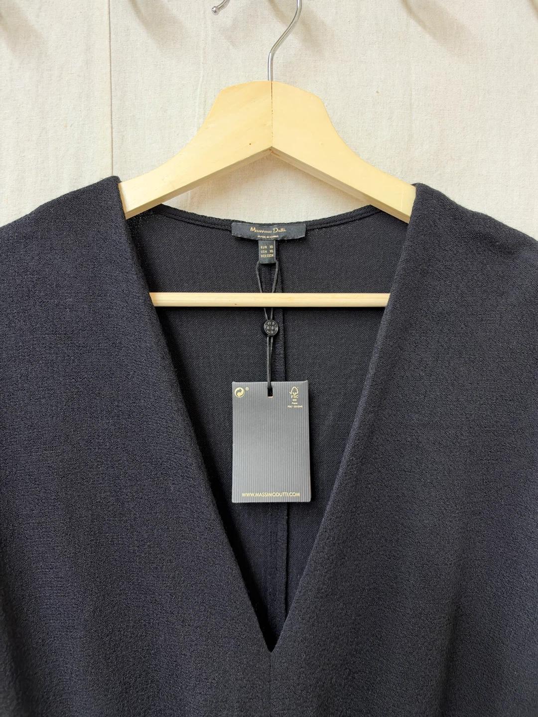 (새상품) Massimo Dutti 블랙 양모 원피스 XS 3