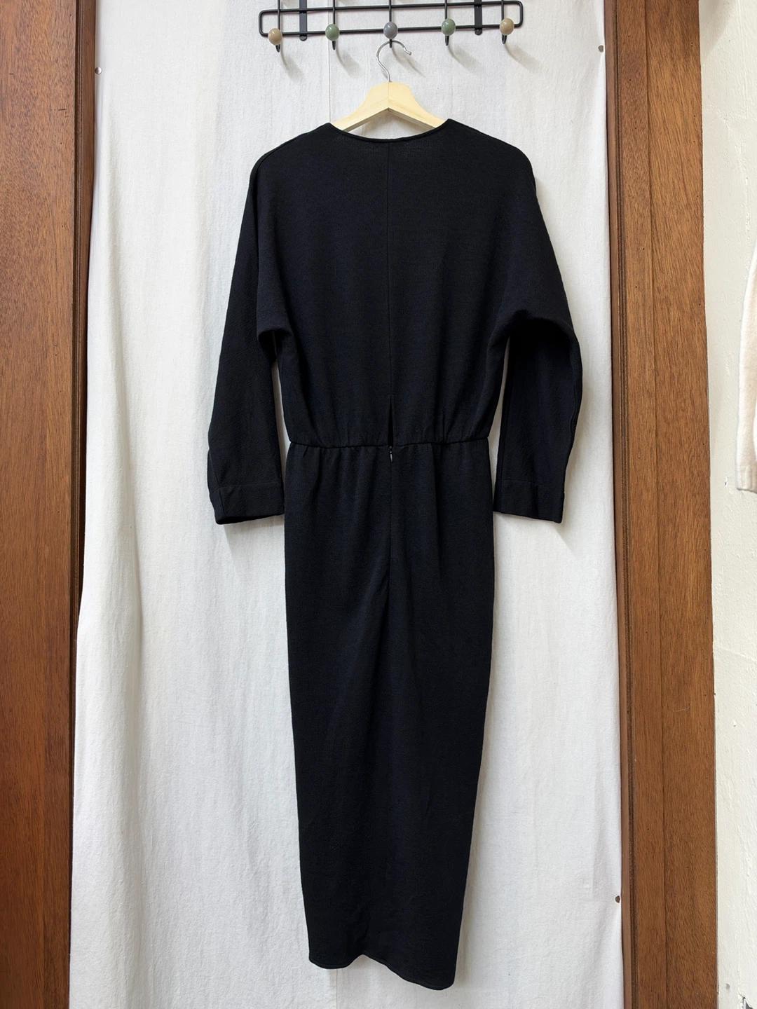 (새상품) Massimo Dutti 블랙 양모 원피스 XS 6