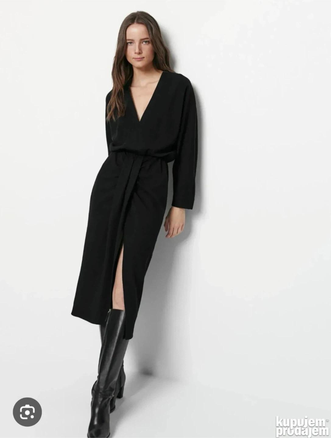 (새상품) Massimo Dutti 블랙 양모 원피스 XS 9