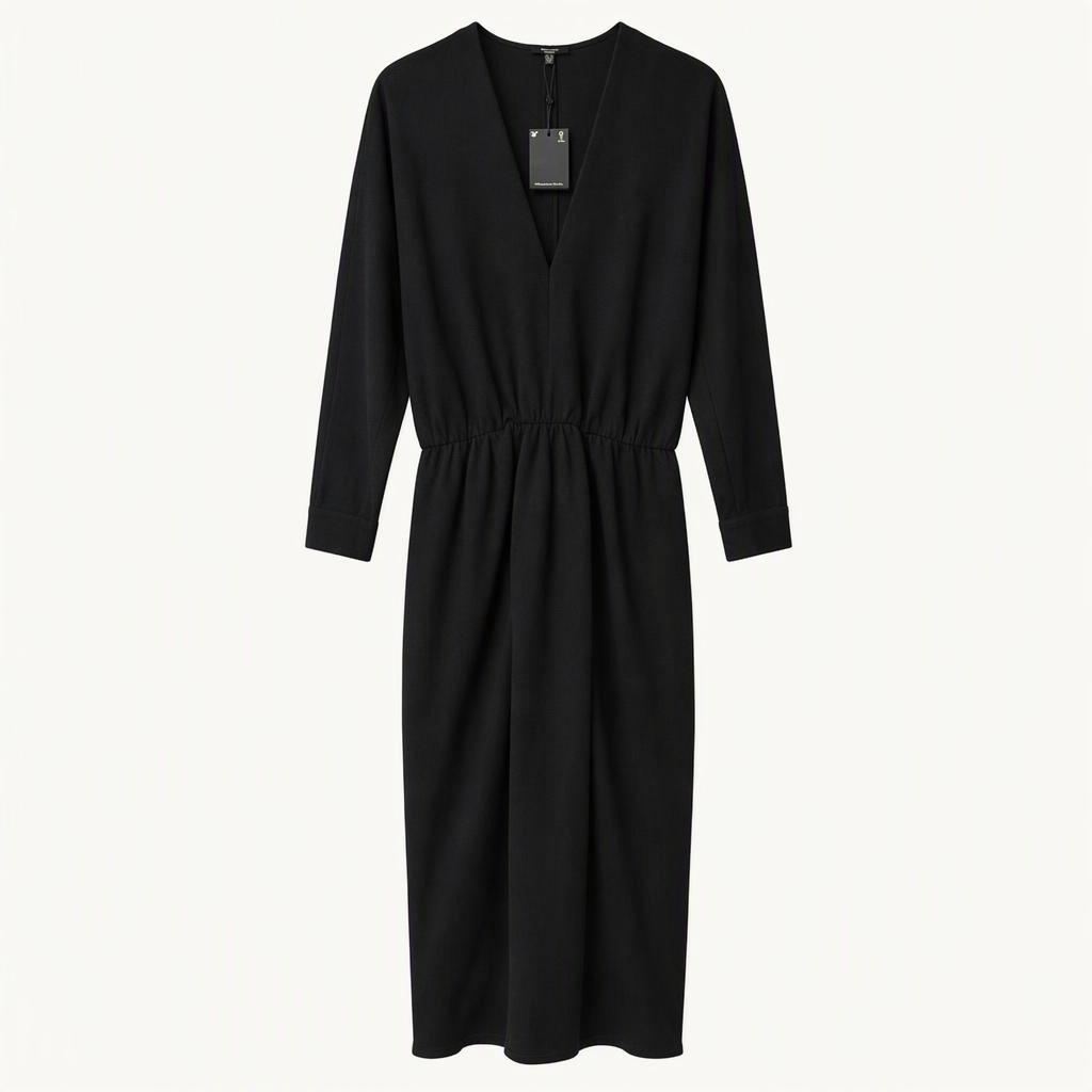 (새상품) Massimo Dutti 블랙 양모 원피스 XS