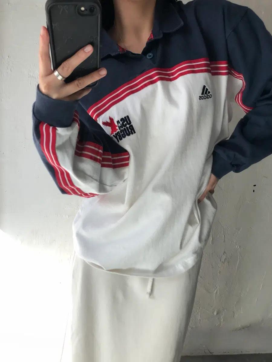 Adidas 00s 아디다스 USA 럭비팀 셔츠 4