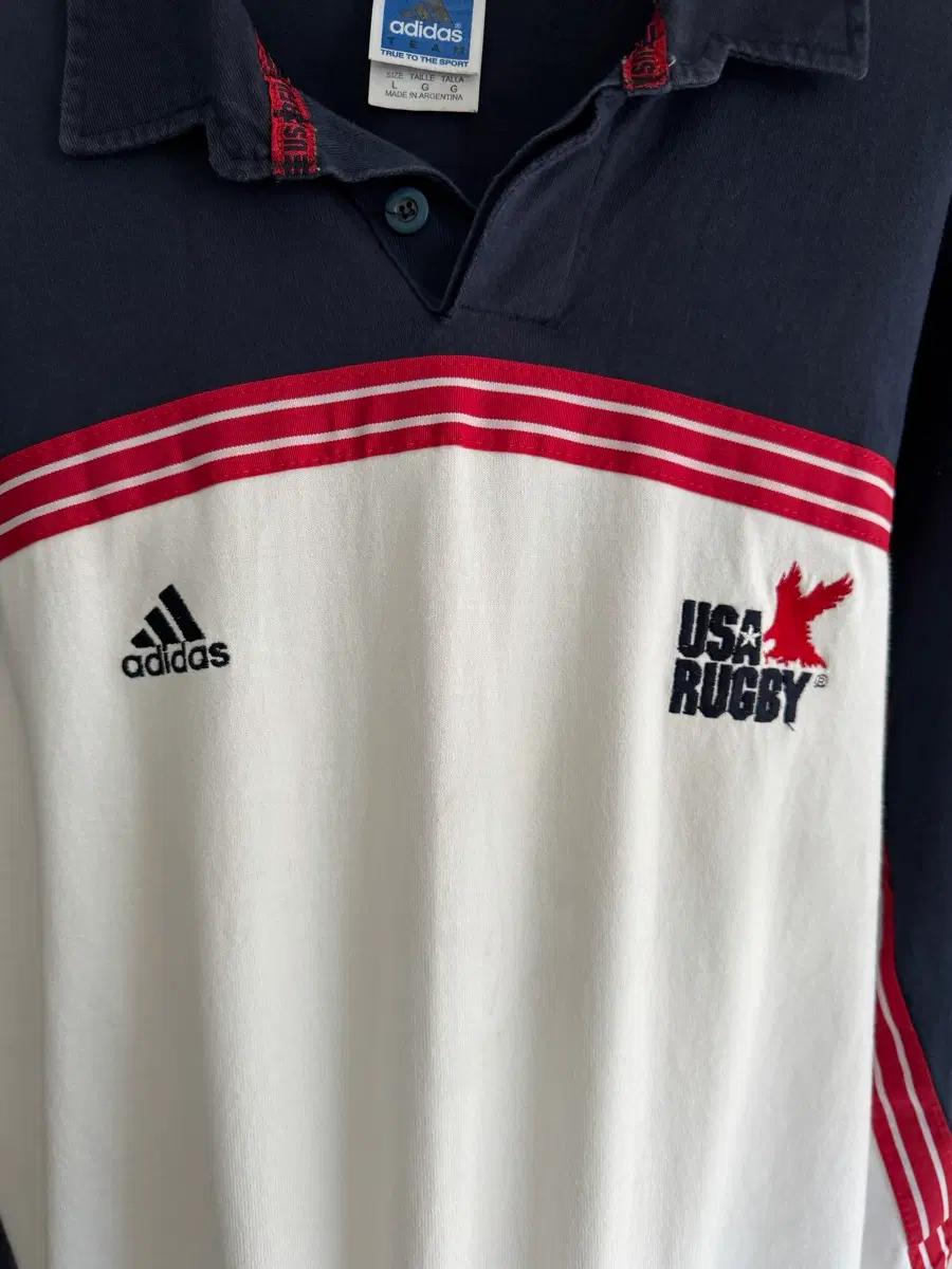 Adidas 00s 아디다스 USA 럭비팀 셔츠 11