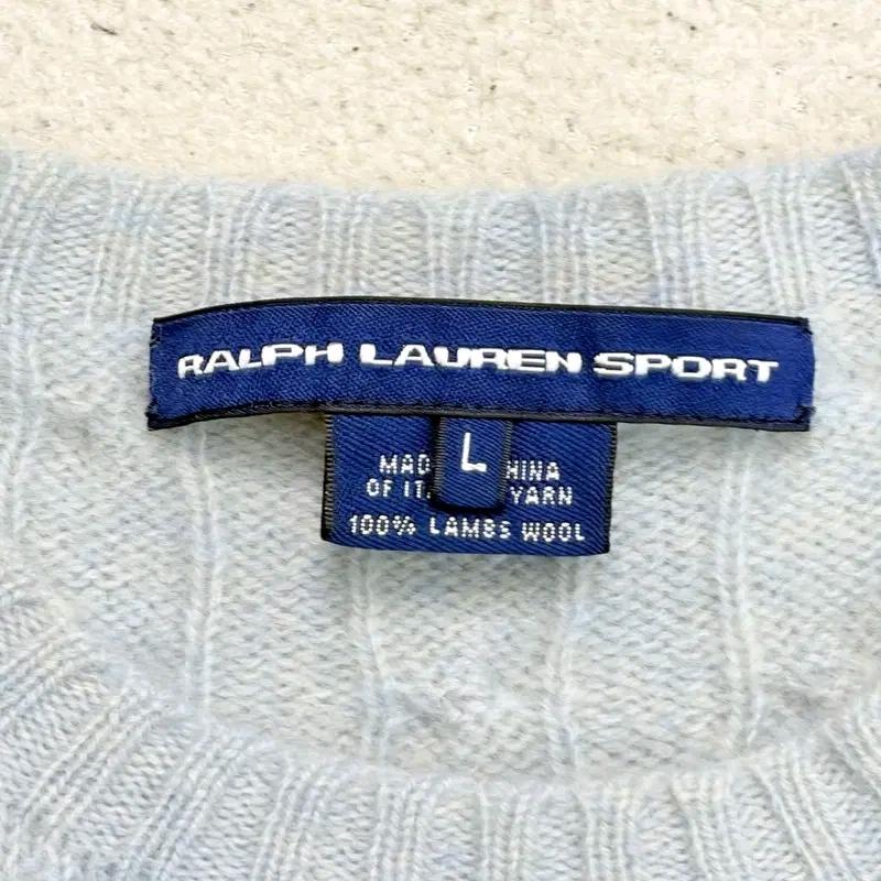 RALPH LAUREN 여성용 케이블 니트 L 4