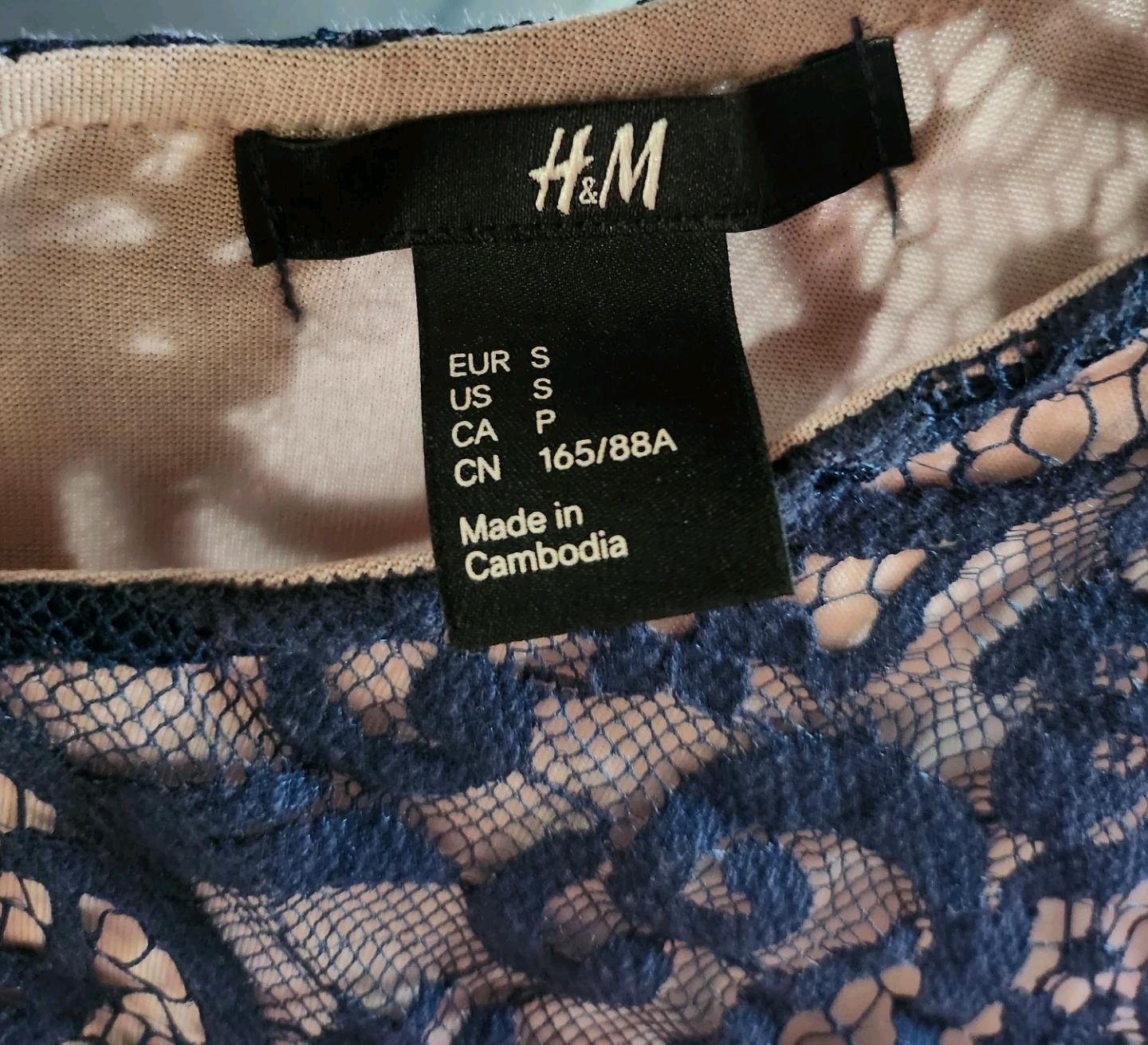 H&M  레이스 블라우스 55 4