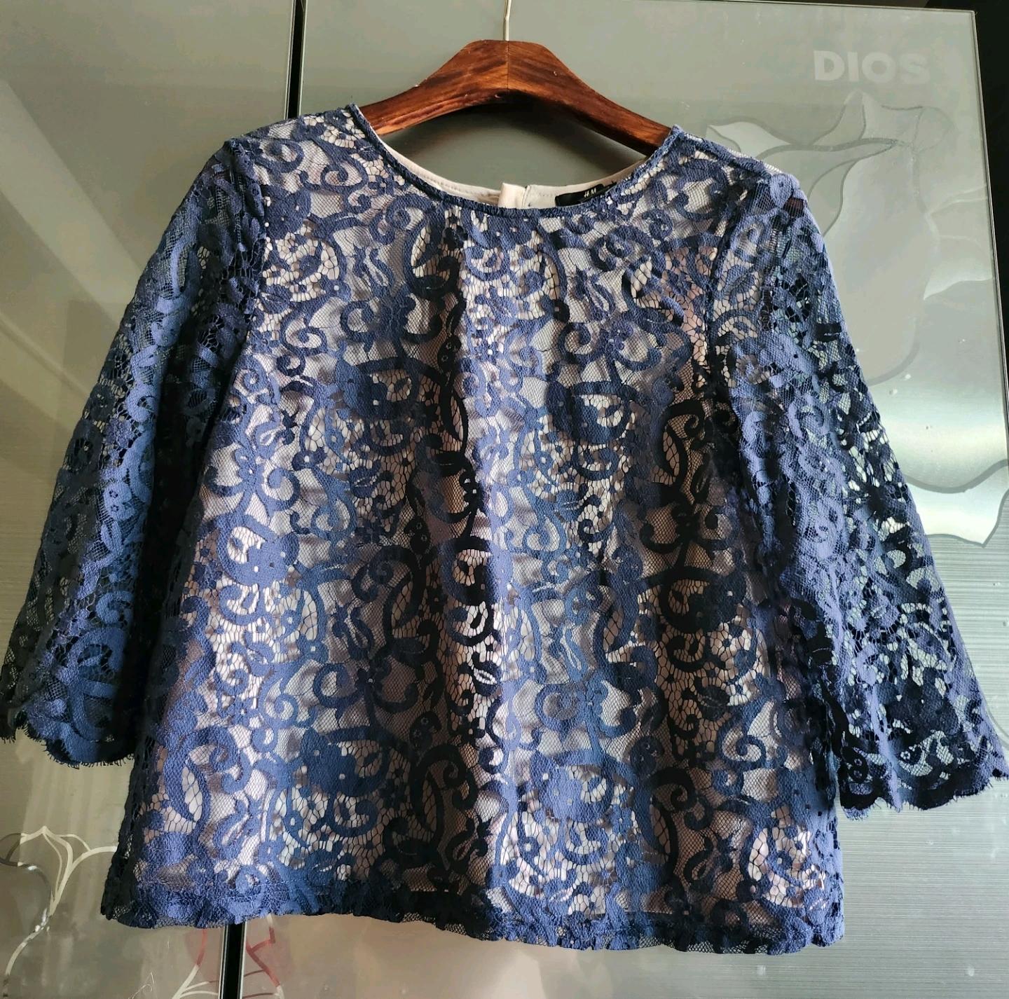 H&M  레이스 블라우스 55 5