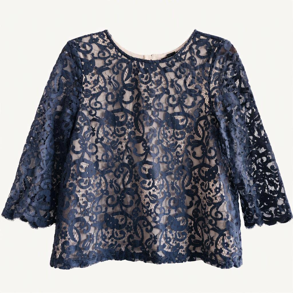 H&M  레이스 블라우스 55