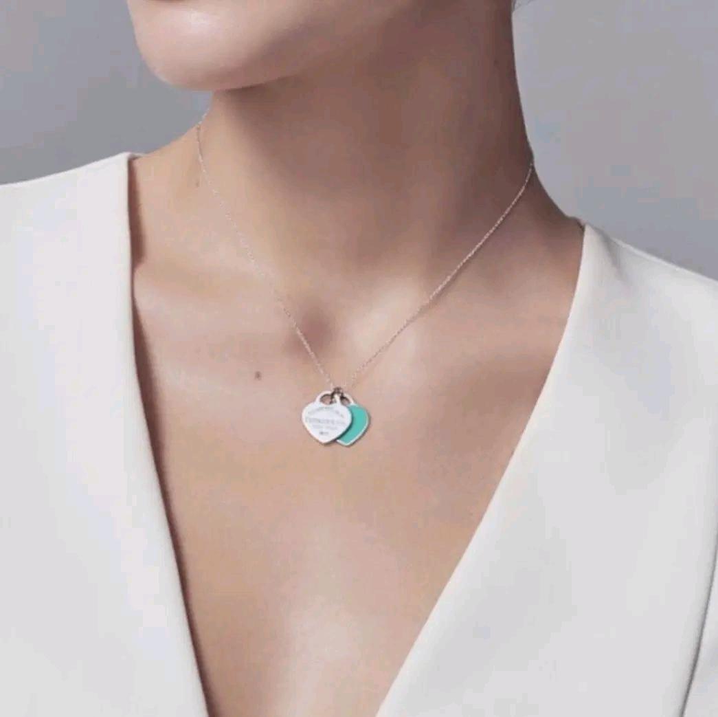 티파니앤코 리턴 투 티파니 더블 하트 태그 목걸이 5