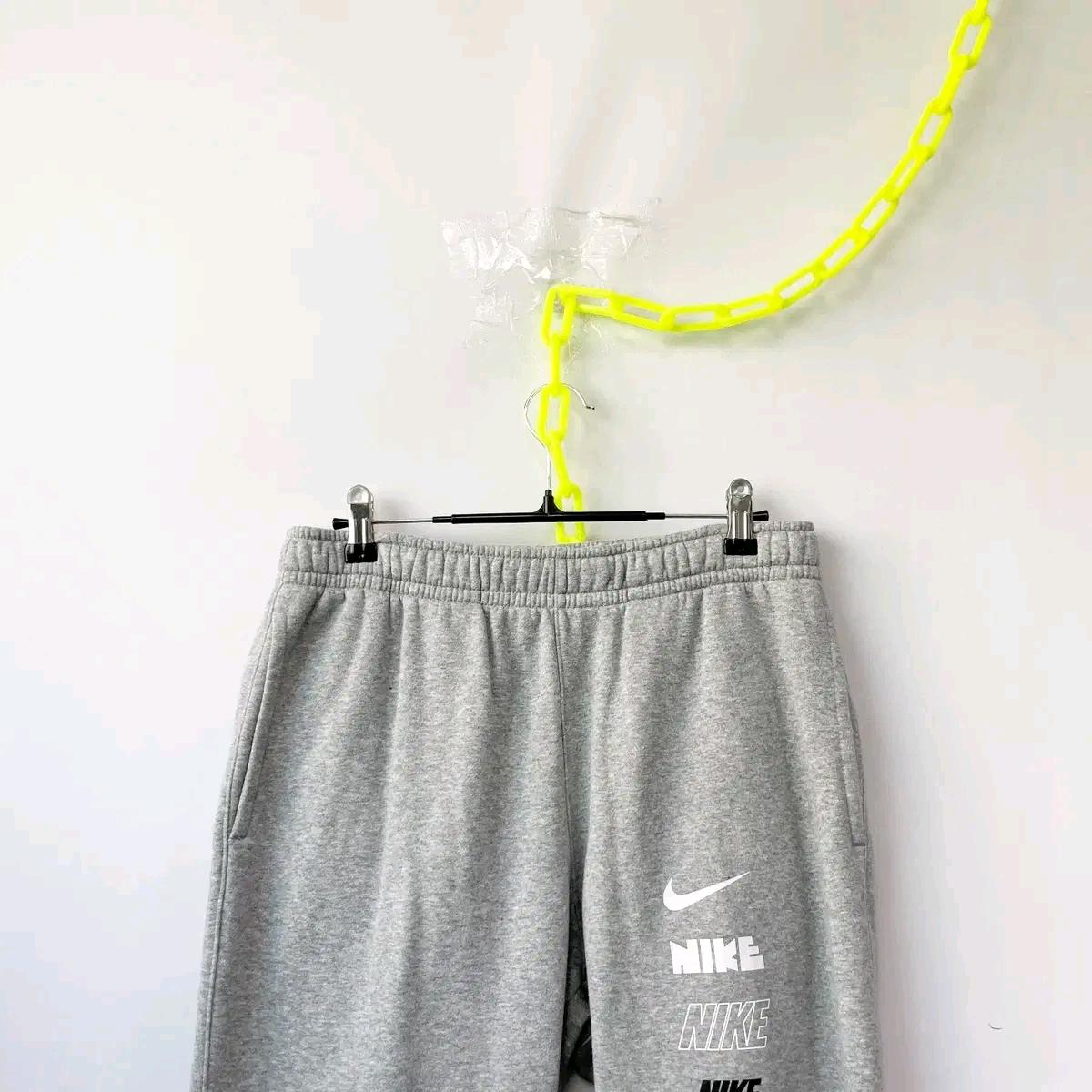 나이키 클럽플리스 기모팬츠 그레이 85L 3
