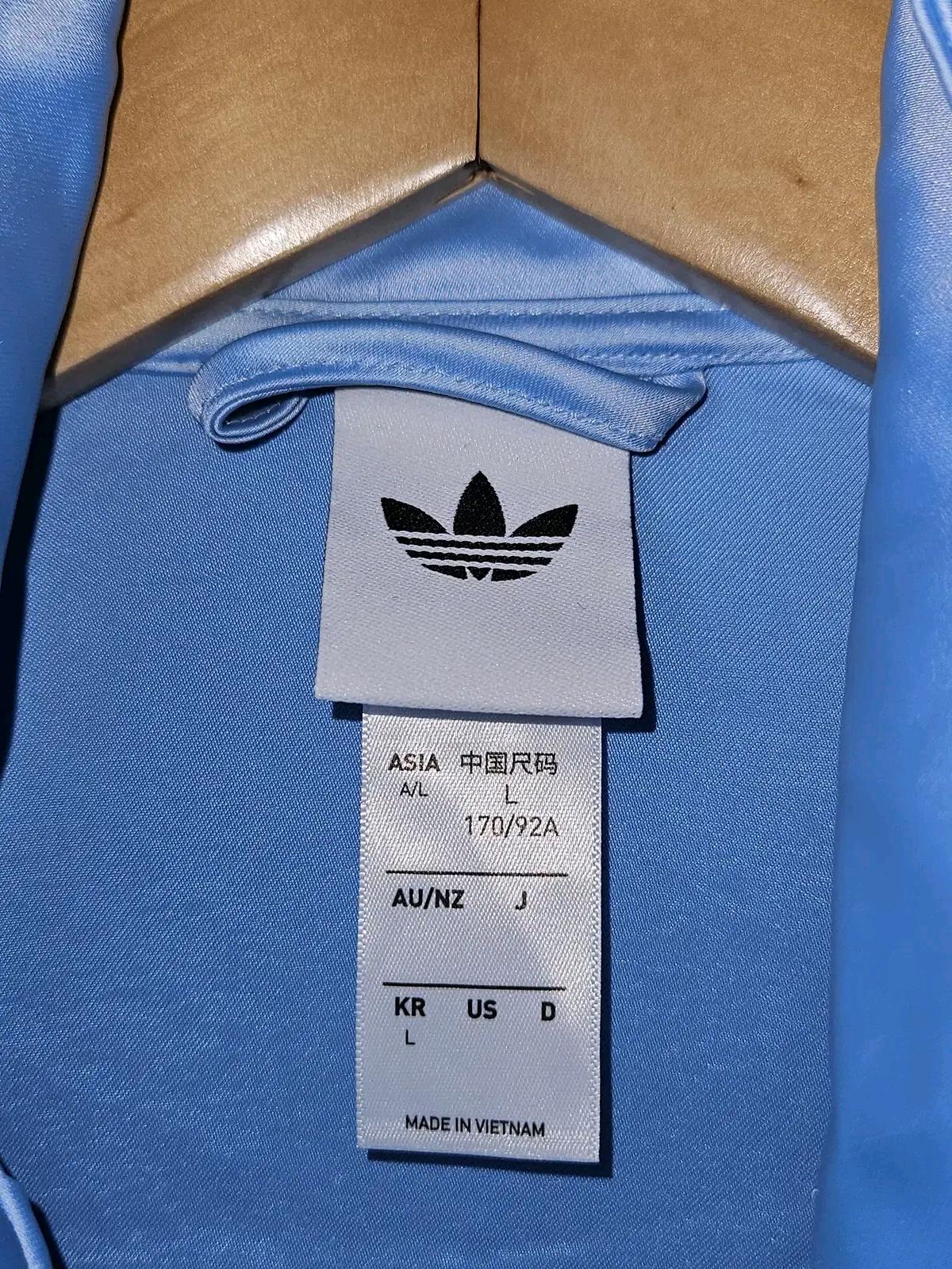 아디다스 오리지널 25SS 트랙탑 새틴 러플 트레이닝 집업 져지 자켓 L (거의 새상품 6