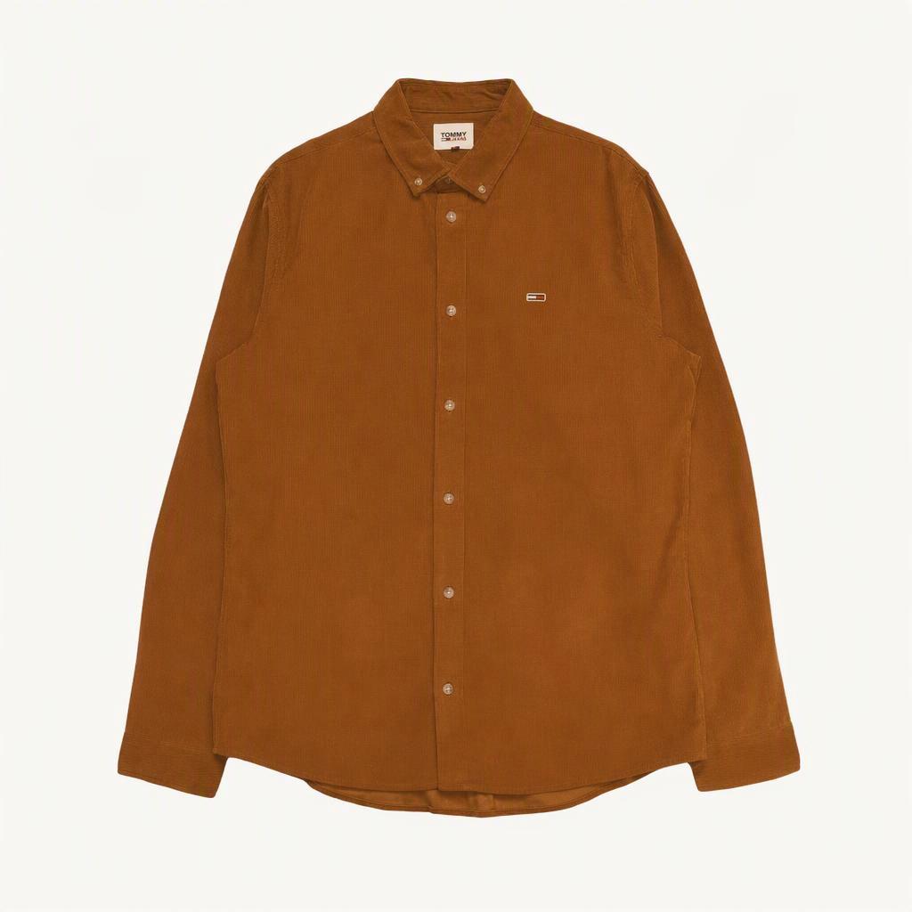 TOMMY JEANS 코듀로이 셔츠  L 착용컷