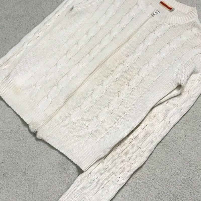 GUESS 케이블 니트 집업 95 6